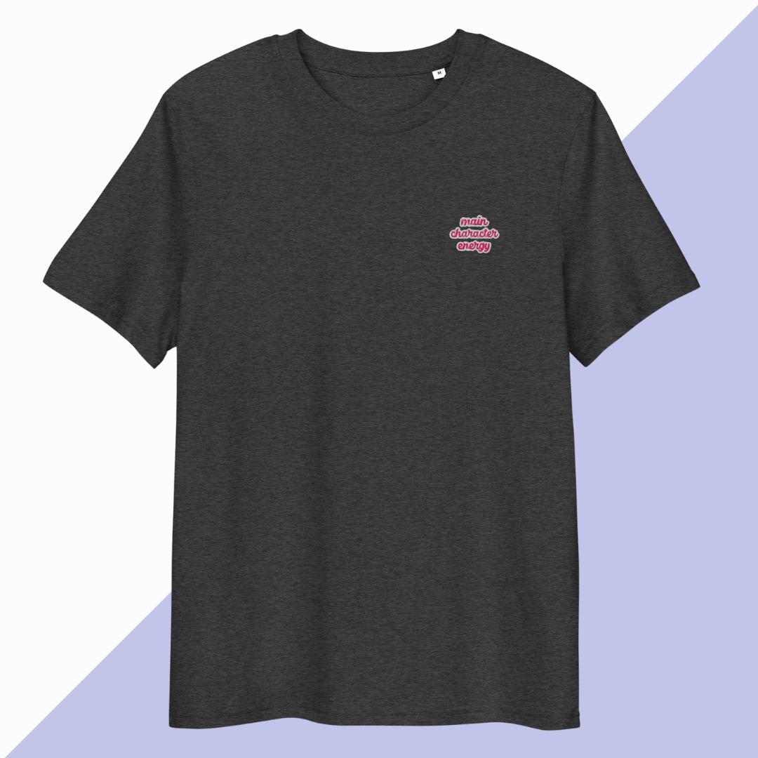 MAIN CHARACTER ENERGY - Embroidered Unisex T-Shirt