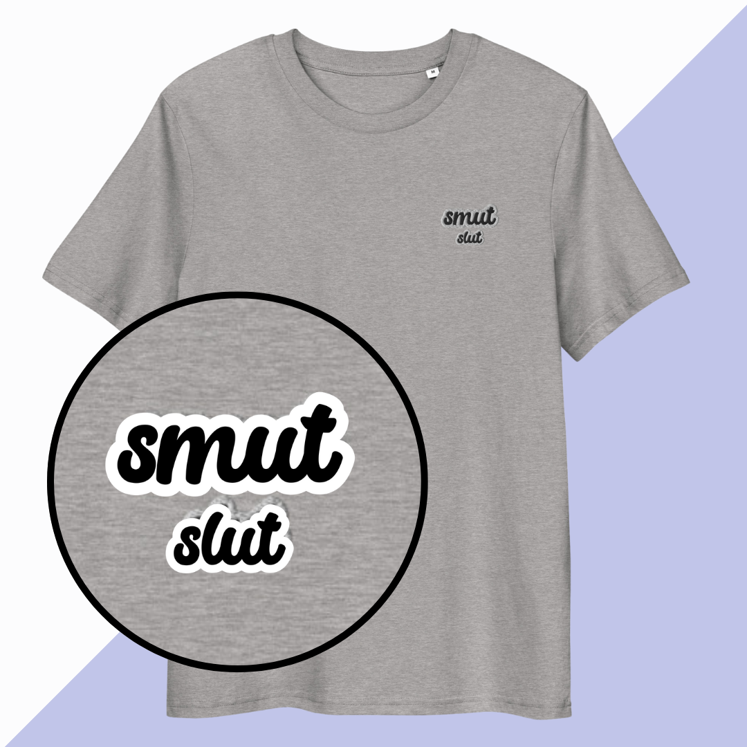 SMUT SLUT - Embroidered Unisex T-Shirt