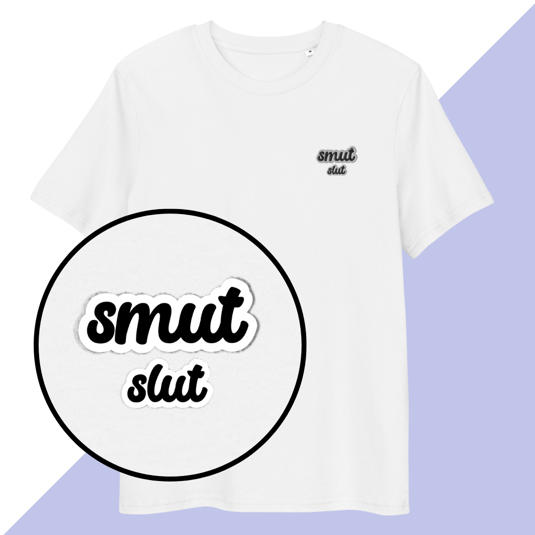 SMUT SLUT - Embroidered Unisex T-Shirt