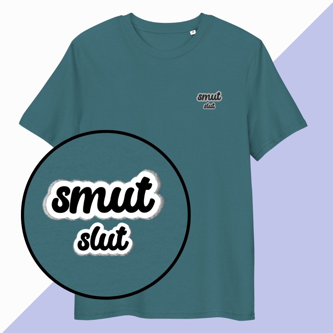 SMUT SLUT - Embroidered Unisex T-Shirt