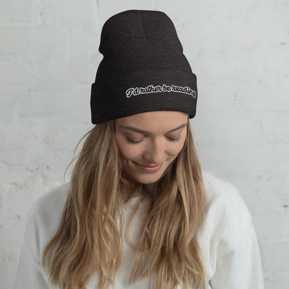 Cuffed Beanie in Dark Grey