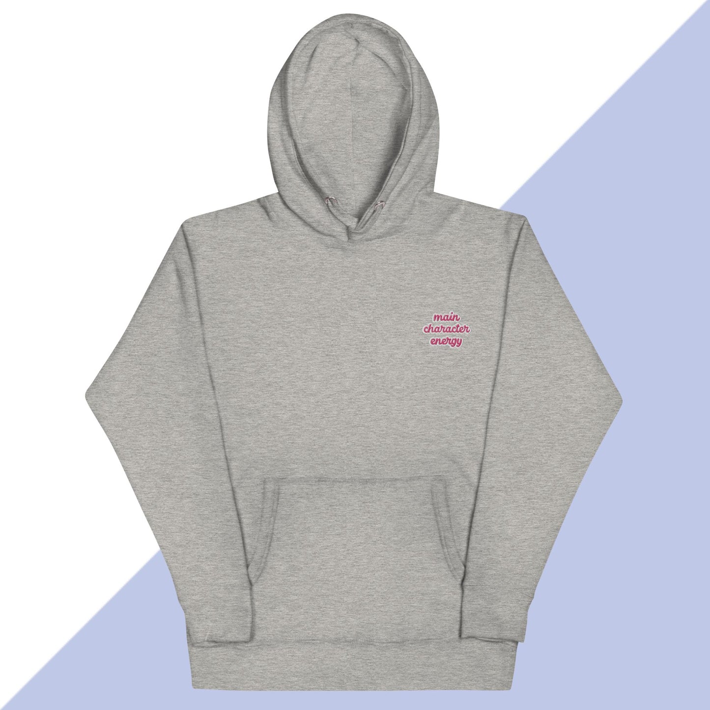 MAIN CHARACTER ENERGY - Embroidered Unisex Hoodie
