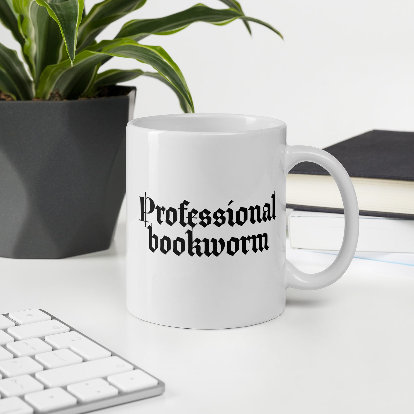 PROFESSIONAL BOOKWORM - White Mug